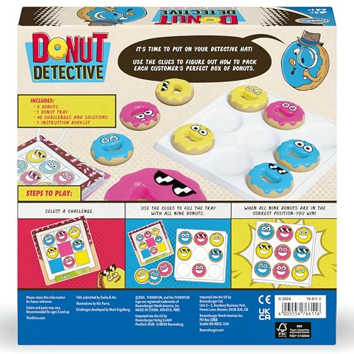 ThinkFun Donut Detective Juego de Lógica para 1 Jugador miniatura 5