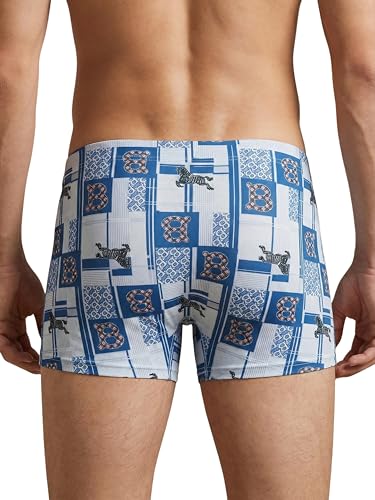 Image of CK INNERWEAR Printed Men's Briefs - Seamless Nylon Ice Silk Innerwear