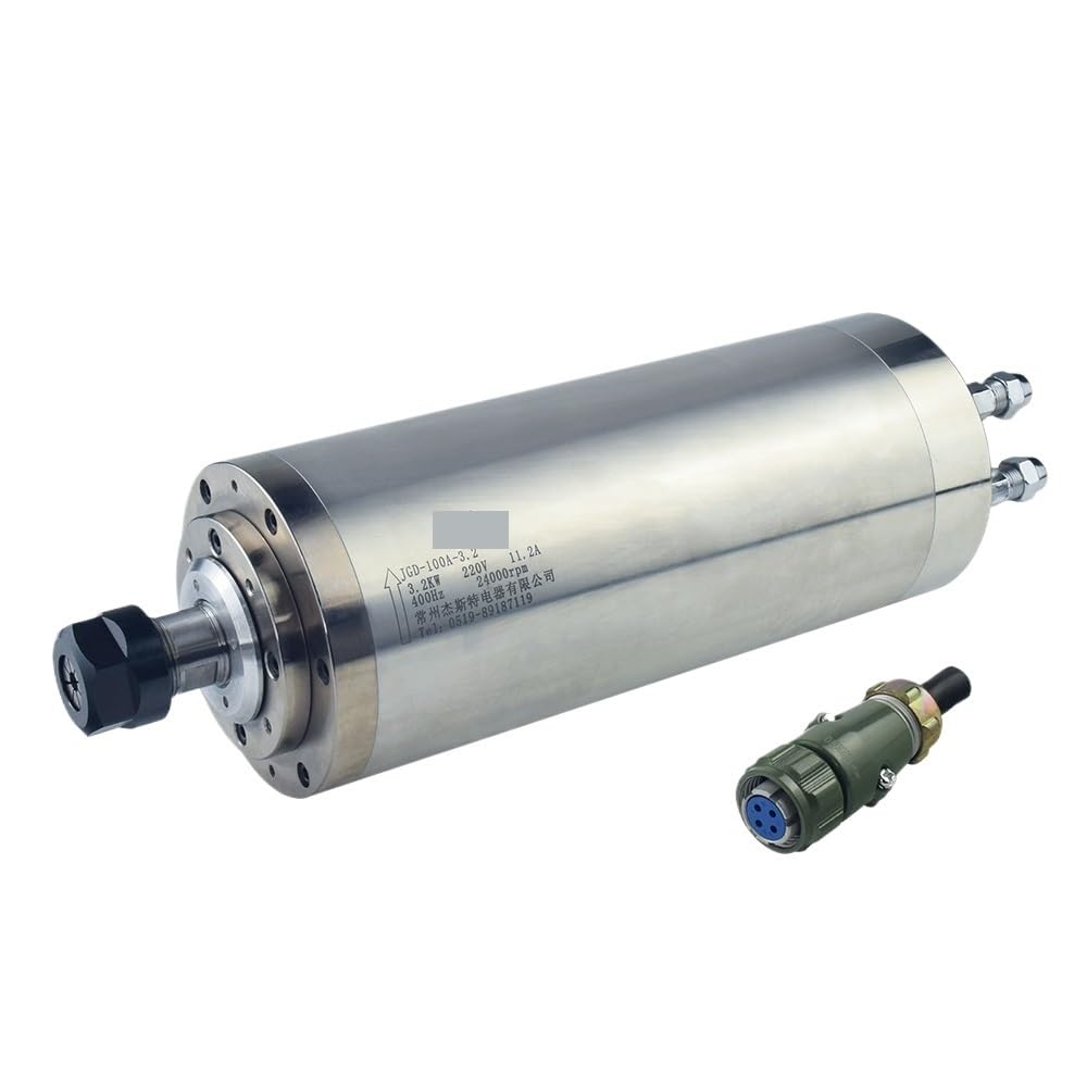 JST 3,2KW chłodzony wodą silnik wrzeciona ER20 średnica 100 mm 220 V/380 V do maszyny do grawerowania kamienia (380V)