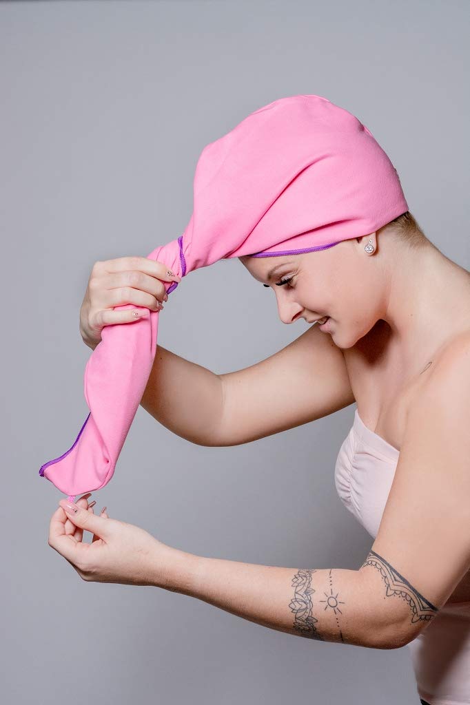 Turban Cheveux Microfibre Fit-Flip - Séchage Rapide Doux - Serviette Absorption Ultra - Noir - Mixte Adulte