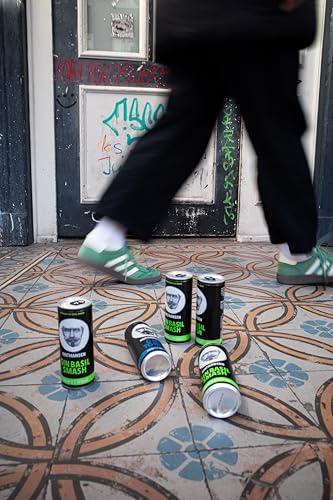 KNUT HANSEN Gin Basil Smash | Trinkfertig gemixt | Geschmack von Basilikum und Zitrone | 10% vol. |1 x 250ml Dose (Packung mit 6)