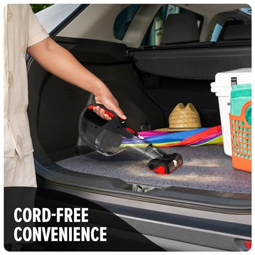 Image of Dirt Devil 16V Deep Clean Cordless Handheld Vacuum Cleaner, Powerful Suction, Lightweight, Includes Motorized Pet Brush Roll Tool and Rechargeable Battery, Extended Run Time, Portable Vacuum Cleaner
