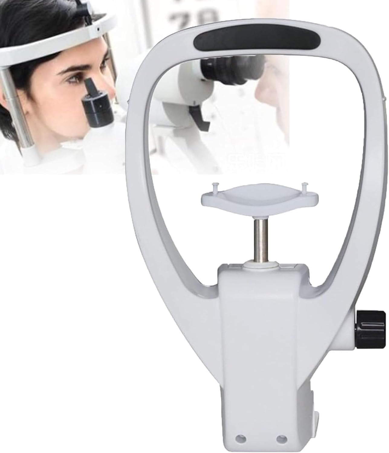 COYEUX Staffa per Il Mento di Sollevamento, Accessori per optometria per Supporto Frontale, con manopola di Regolazione, per rifrattometro Automatico e Altri dispositivi