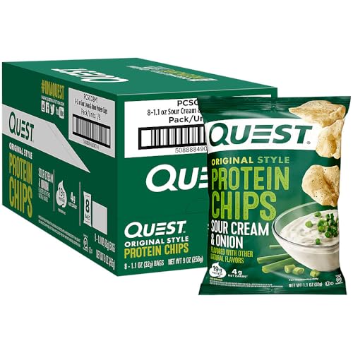 Image of Quest Protein Chips - Sour Cream & Onion (8 Bags)