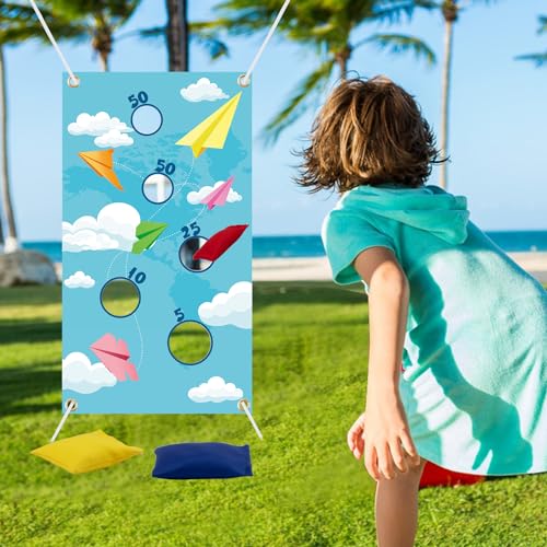 Giochi Di Carnevale All'Aperto Eocolz - Set Di 4: Sacchi Per Patate, Cucchiaio Da Corsa, Gara A 3 Zampe E Gioco Della Coda Per Festa Di Compleanno E Famiglia