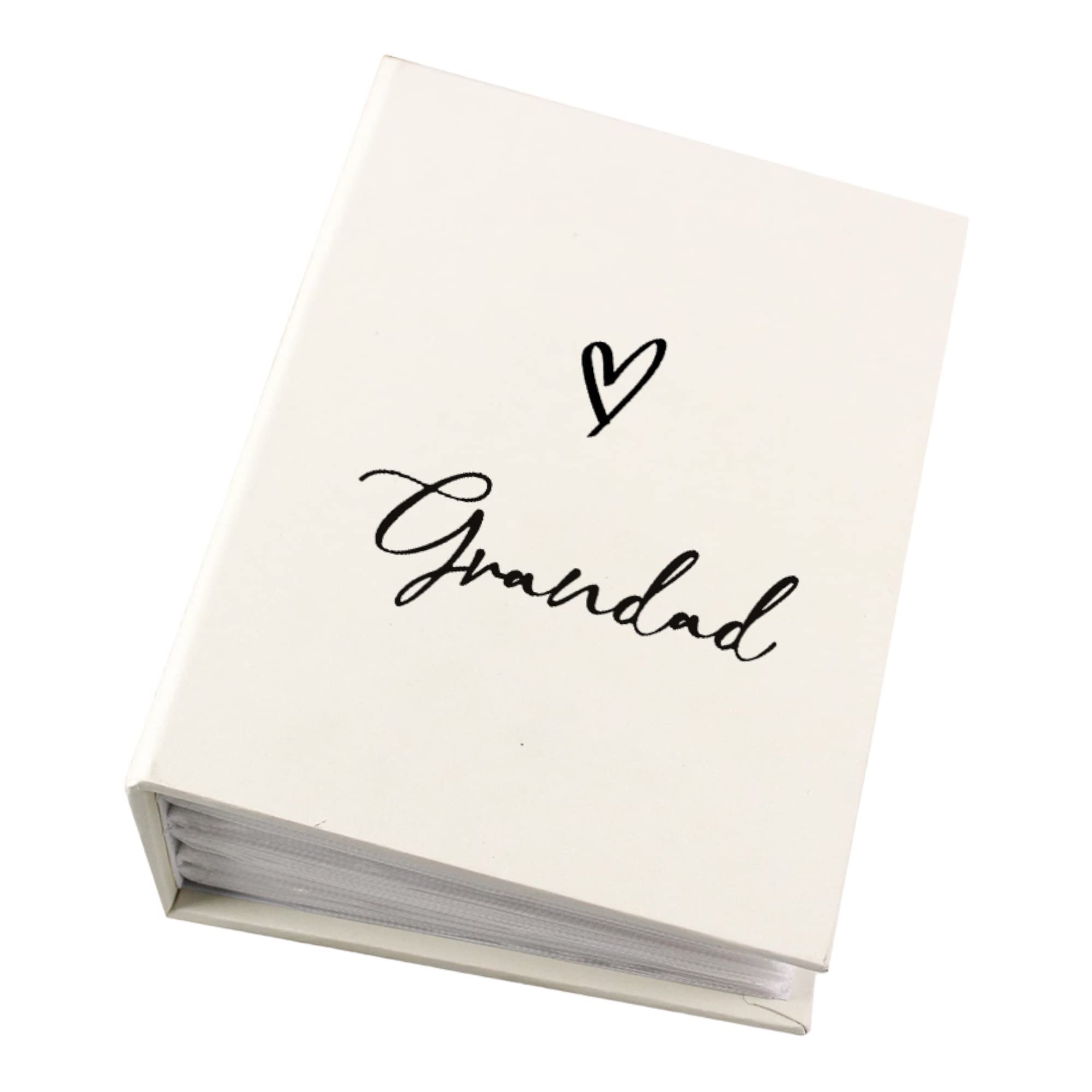 Grandad Photo Album With Sleeves 100 x 6x4 Capacity