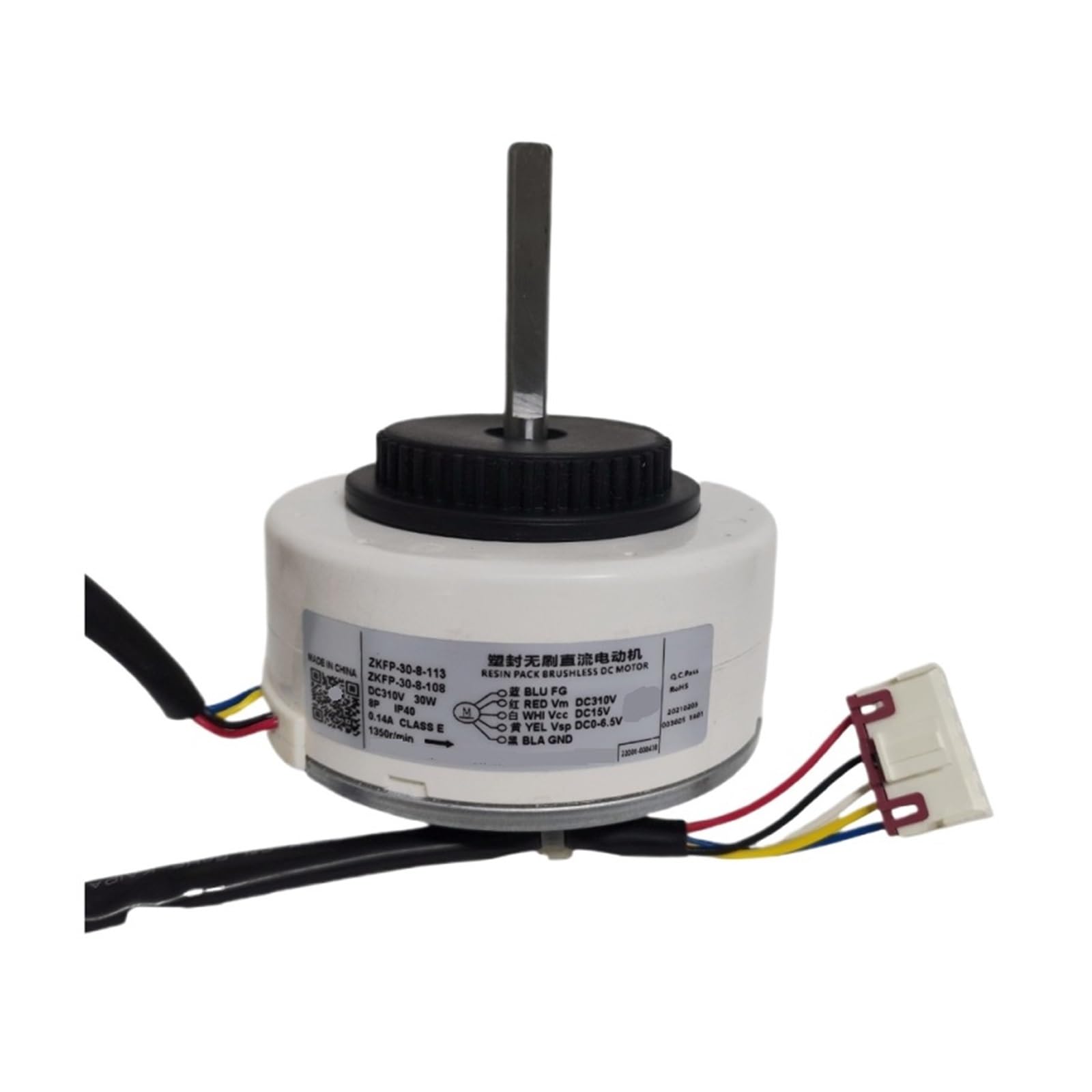 Wuplkcuij One Color For Air Conditioner Indoor Unit Dc Fan Motor Zkfp-30-8-108 Dc310 30W 1300R/Min Zkfp-30-8-113 Conditioning Parts