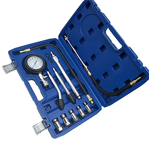 Kit di tester di compressione multifunzionale, professionale a benzina, cilindro, strumento automobilistico per moto, auto, camion