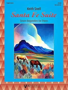 Sheet music GP483 - Sante Fe Suite - Seven Bagatelles for Piano Book