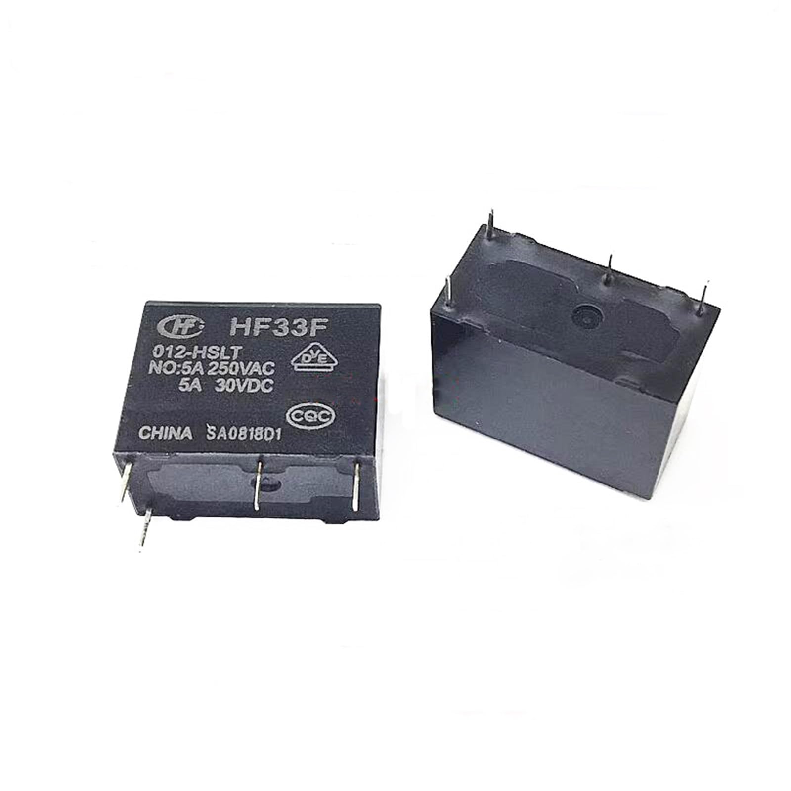WEUSANXPL HF33F-012-HSLT HF33F012HSLT 12VDC DC12V 12V 10A Relay 4PIN