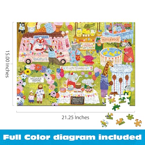 Ceaco - Zoological Gardens - 300 Large Piece Jigsaw Puzzle for Adults by CEACO - Used condition - Image 2