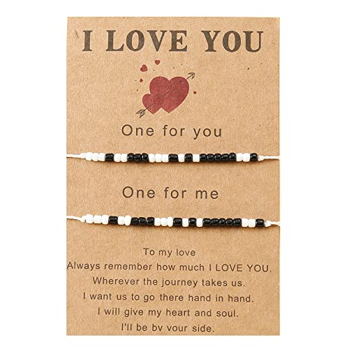 Image of 72ore Couples Bracelets Matching Braided String Bracelets Romantic Adjustable Jewelry Gift for Her and Him Date Outfits Daily Wear
