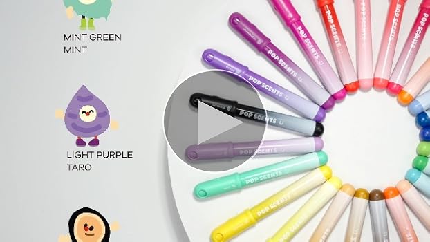 Amazon.com: Jar Melo Scented Washable Markers for Kids Ages