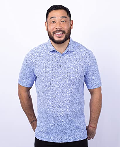 Cutter & Buck Virtue Eco Pique Botanical Print Recycled Mens Polo3