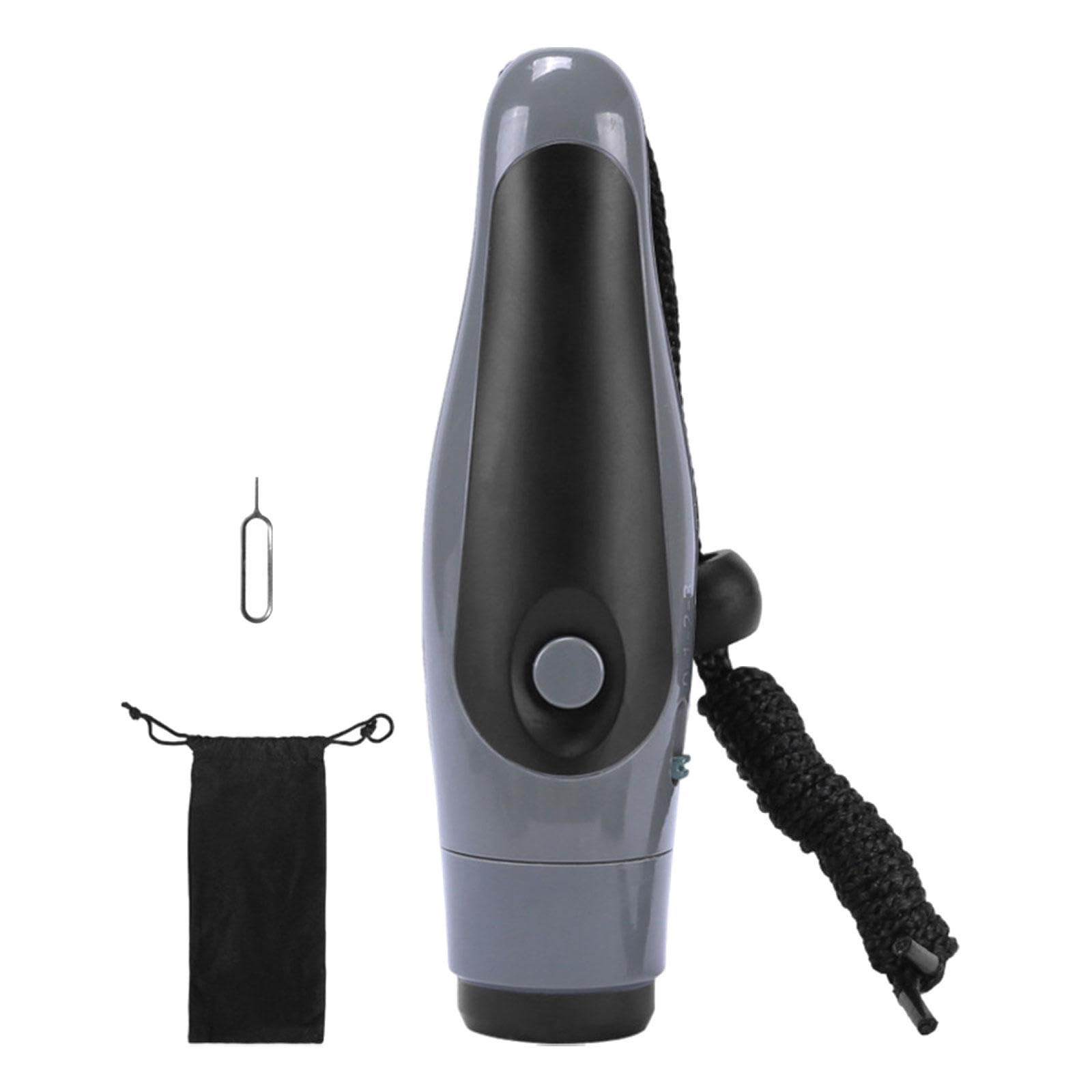 Silbato Electrónico para Árbitros con Diseño Ovalado Ergonómico Silbato de Emergencia con Botón de Mano Material PP Y Sonido Claro Adecuado P