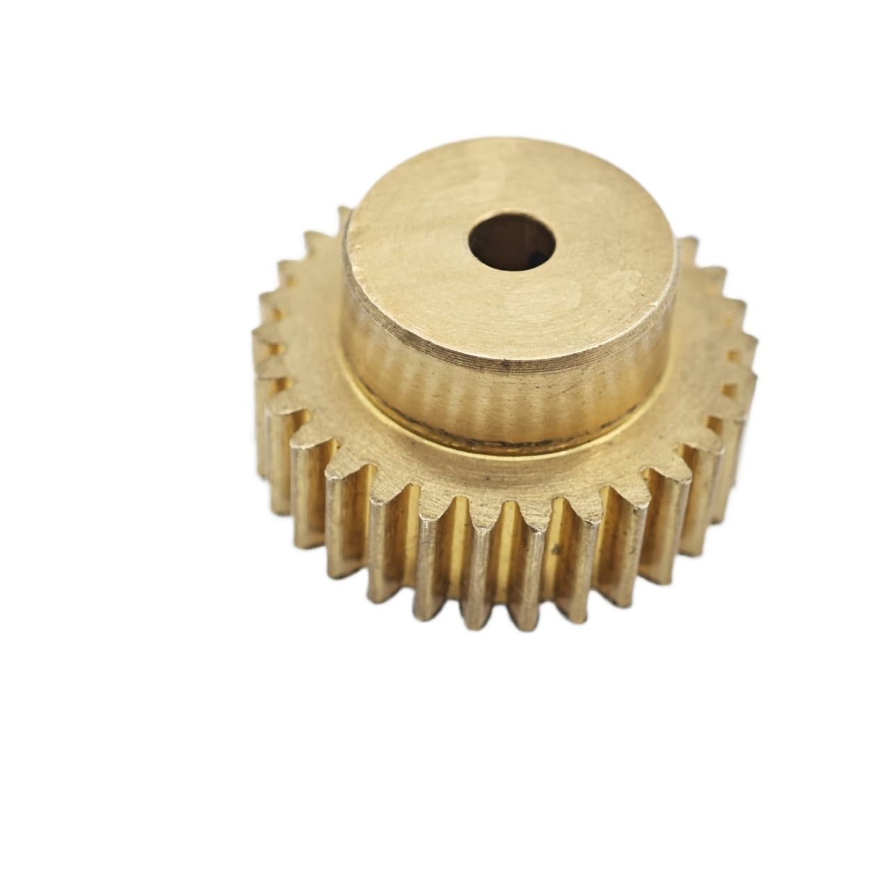 1pcs 0.5M 65T Copper Gear 0.5 Module 65 Teeth Cylindrical Spur Gear with Step Straight Teeth Mechanical Pinion Mechanical(8mm bore)