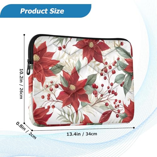 Funda para Portátil 13-14 Pulgadas Berries Red Flowers miniatura 3