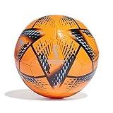 Design Creativo adidas Al Rihla Club Ball H57803, Unisex footballs, orange, 5 EU