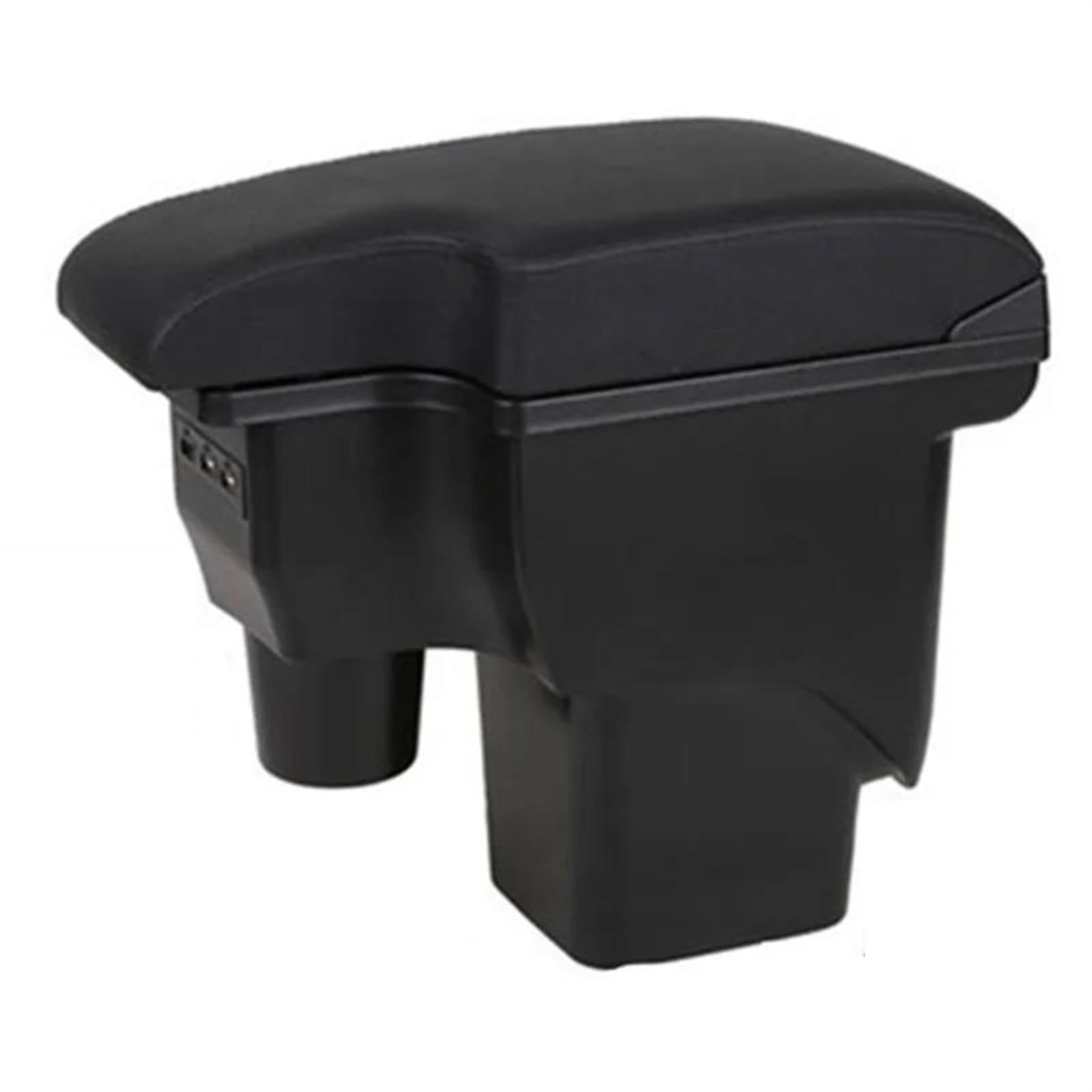 NMJLQW Storage Rack Car Interior Accessories Center Console Multifunctional Storage Box Armrest Box For Focus 2 Mk2(1 Real Corium)