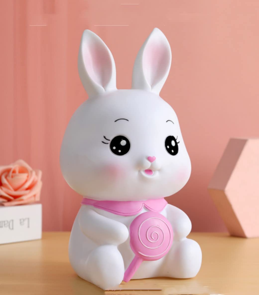 Amazon.co.jp: 貯金箱、かわいいウサギの形をした貯金箱コインバンク 