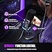 FIFINE USB/XLR Dynamic Microphone for Podcast Recording, PC Computer Gaming Streaming Mic with RGB Light, Mute Button, Headphones Jack, Desktop Stand, Vocal Mic for Singing YouTube-AmpliGame AM8