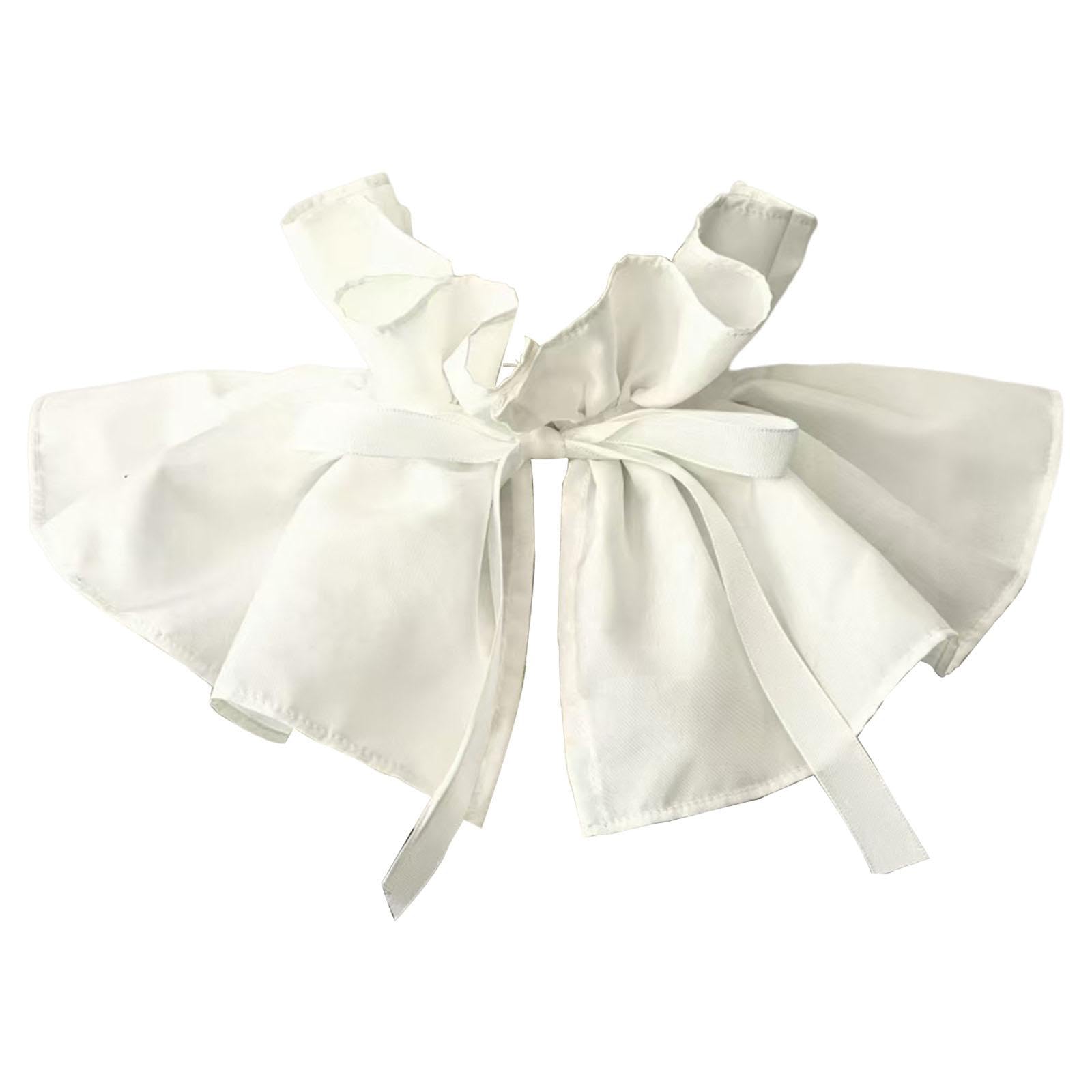 ecomistiq Detachable Collar Detachable Portable Durability Easy to Wear Neck Accessory White Ribbon|Clothing Shoes & Accessories | Womens Accessories | Scarves & Wraps-picture-53