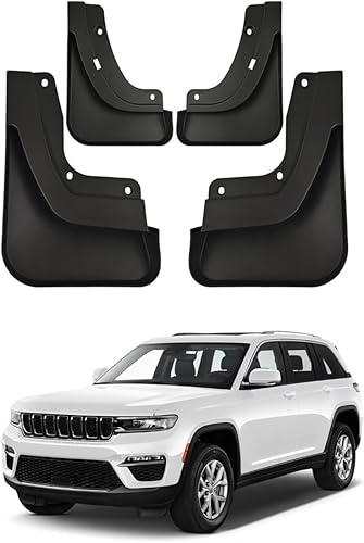 Aletas de barro compatibles con Jeep Grand Cherokee de 5 generación 2022 2023 2024, no requiere perforación, para todo tipo de clima, protectores de