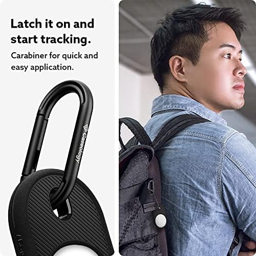 Caseology Vault Case Compatible with Airtag - Matte Black