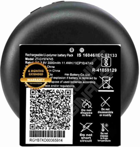 Image of ZT-GY974745 Battery for Jio WiFi Dongle JMR815 JMR1040 Wireless Router Battery with 6 Month Warranty**** (P92)