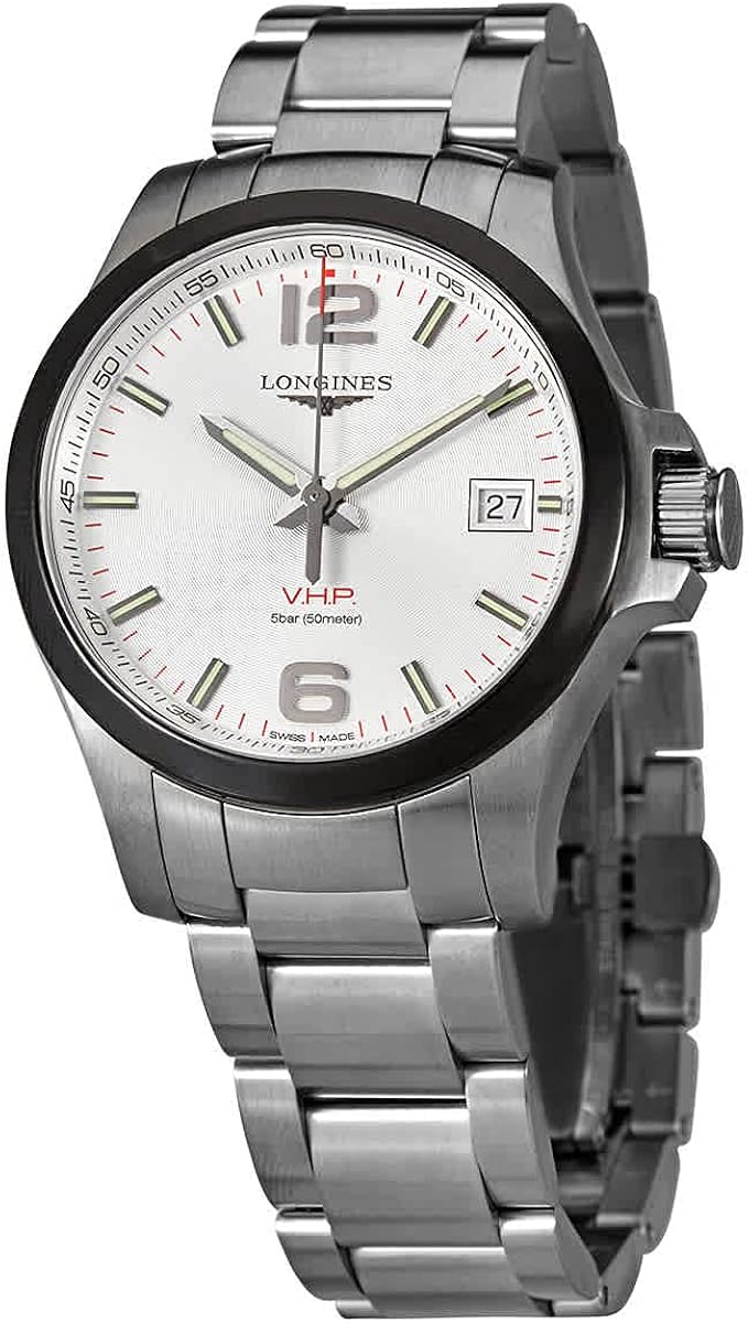 Longines V.H.P Conquest Quartz Silver 