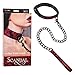 California Exotic Novelties Scandal Collar with Leash, Red
