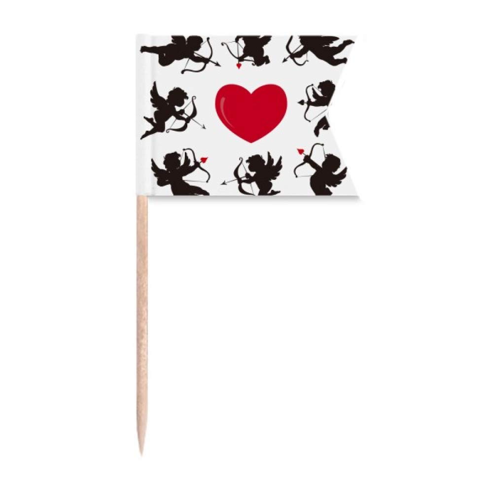 Cupidon Angel cœur rouge gâteau pique apéritif et décoration de buffet dînatoire