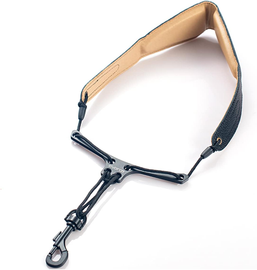 Double sided cowhide Pad Saxophone Neck Strap Saxophone