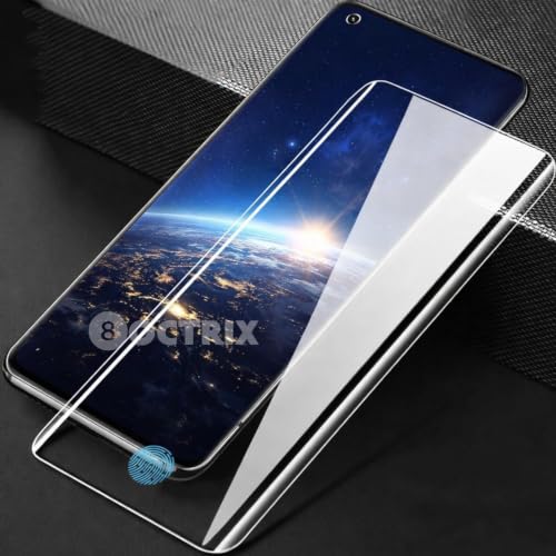 Image of Advanced Curved UV Tempered Glass Screen Protector for Motorola Signature 5G | Transparent | Pack of 1 | Full Screen Coverage with UV Installation Kit