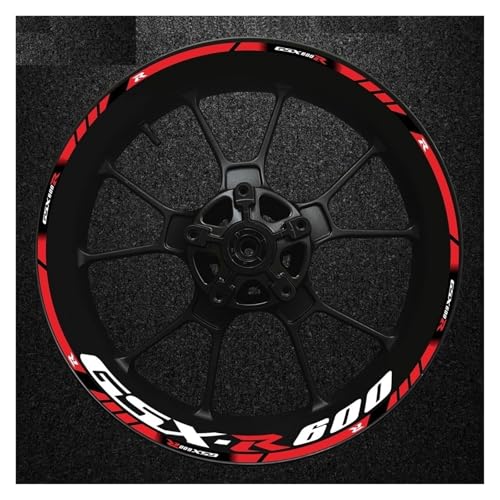 Autocollants Réfléchissants Roues Moto Suzuki GSXR600 Gsx-r R600