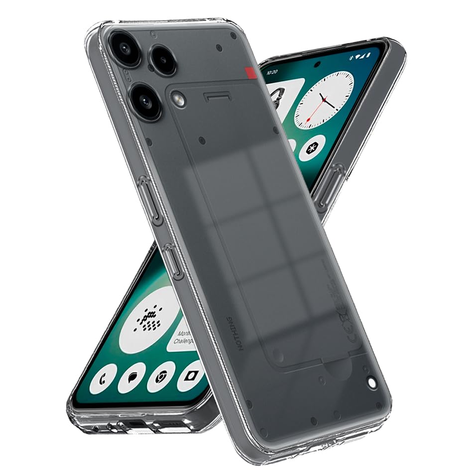 Image of Fashionury Crystal Clear Case for Nothing Phone 3a Lite 5G | Yellowing Resistance | Transparent TPU Silicone | Raised Camera Lips | Slim Transparent Cover
