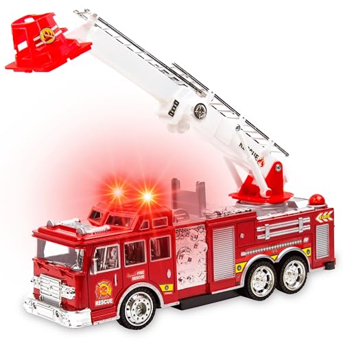 Toysery Bump and Go Fire Truck