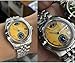 San Martin SN0144-DG Automatic Watch, 39mm Yellow Dial, 316L Stainless Steel, 100M Water Resistant (V 1)