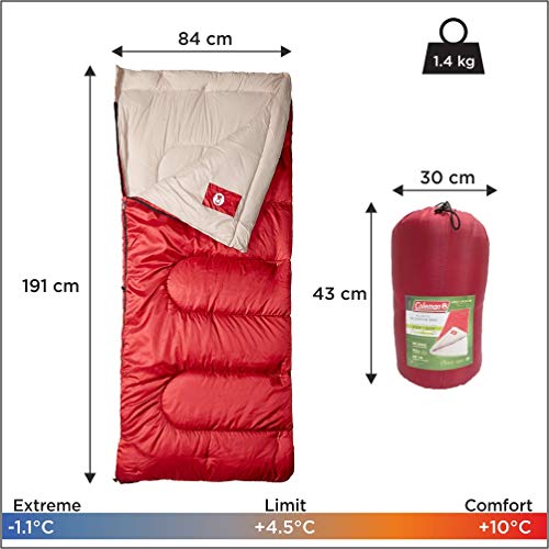 UPSKR Envelope Sleeping Bag with Compression Sack, Lightweight and