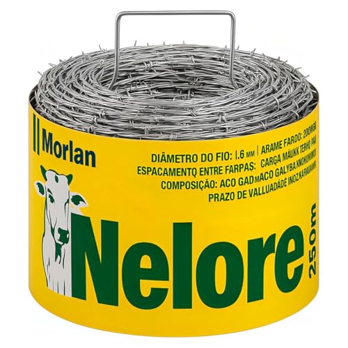 Arame Morlan Farpado Para Cerca Nelore - 250m