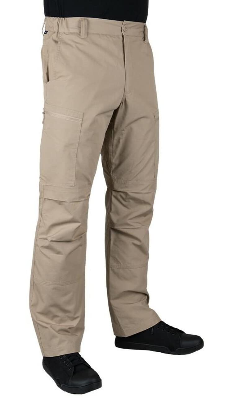 LAPG Men's Core Stealth Cargo Pant, Lightweight Elastic Waistband EDC Pants, Durable Ripstop Cargo Pants for Men