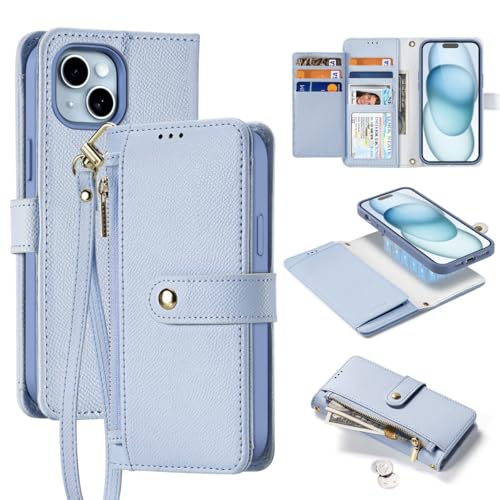 Amazon.co.jp: iPhone 15 用 ケース 本革分離型 財布付き Magsafe対応