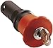 Price comparison product image ABB CE4K1-10R-11 Compact Emergency Stop, Key Release, Mushroom 40mm, Red, Non-Illuminated, Black Plastic, 1NO+1NC (ABB1SFA619552R1071)