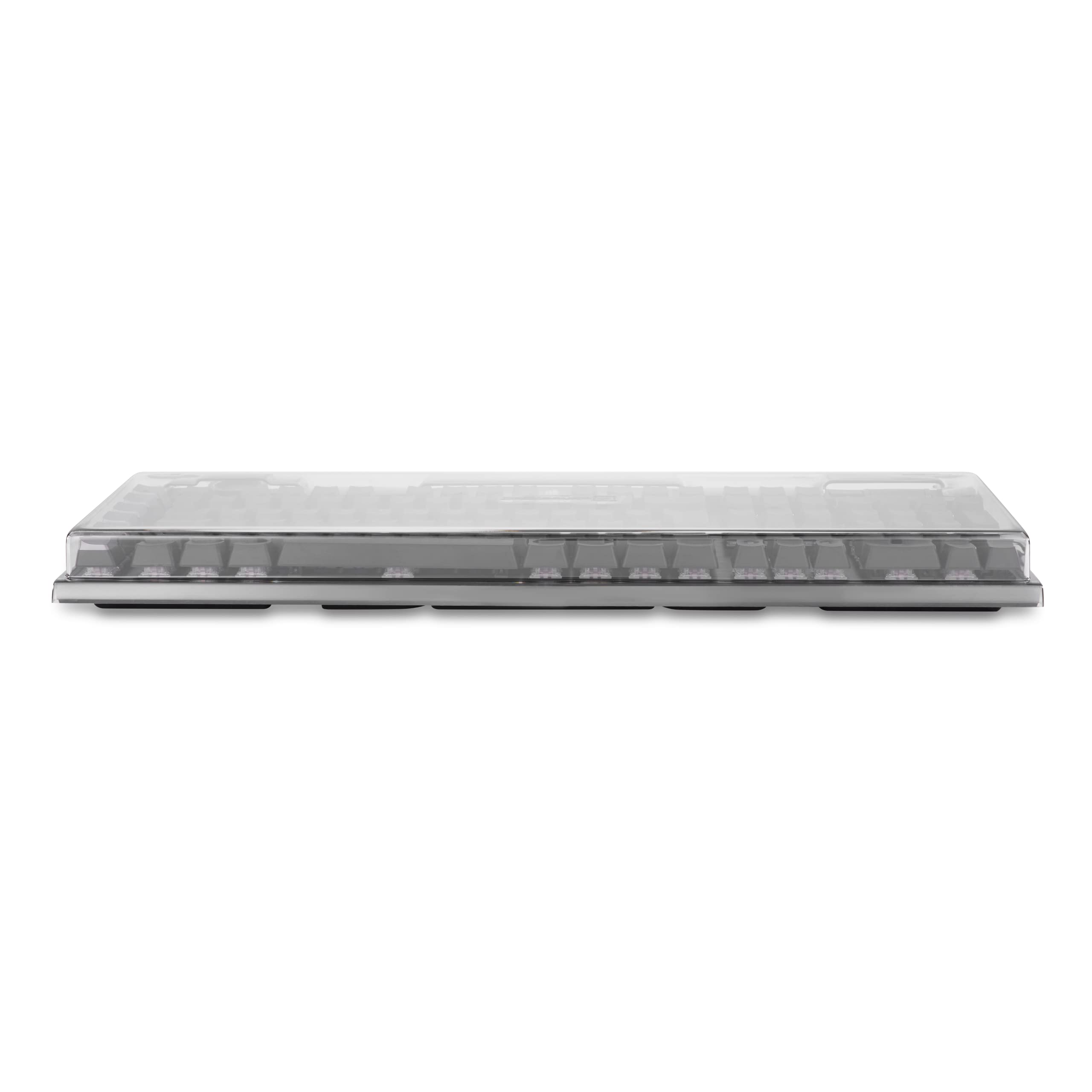 Decksaver Copertura per la Serie di Tastiere Corsair K100 RGB - Coperchio Protettiva Fumé/Chiara, Realizzata nel Regno Unito