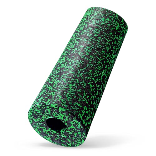 4FIZJO Faszienrolle Schaumstoff Ø 14 5 cm Länge 45 cm Massageroller Rückenrolle Fitness-Rolle leicht hart Foam Roller Faszientraining Massage Training schwarz-grün