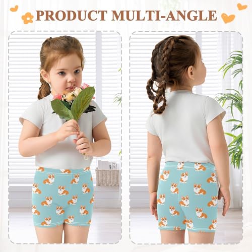 Girls' Shorts Soft Summer Soft Boxers Short Cute Corgi Leggings Dance Bottoms4