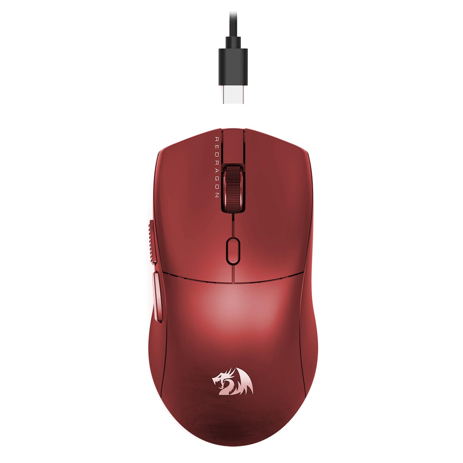 Redragon M601 Gaming Mouse Wired with red led, 3200 DPI 6 Buttons Ergonomic CENTROPHORUS Gaming Mouse for PC, Black