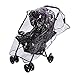 Fdit Clear Baby Stroller Rain Cover PVC Universal Ventilation Windproof Dust Weather Umbrella Pram Cover Accessory