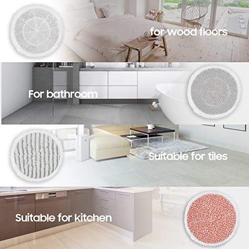 Image of AIR U+ 8 Pack Multifunctional Steam Mop Pads for Shark Steam & Scrub Mop