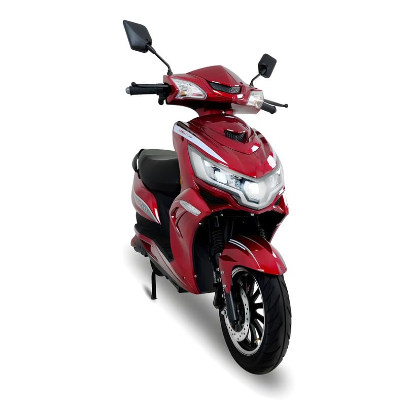 Image of Komaki SE Sport Hi-Speed Electric Scooter /EV Scooter (Garnet Red, 75 km /h to 80 km /h, Range: 140 km to 160 km per Charge)